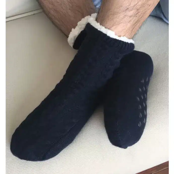 Chaussette antidérapante maison homme 5
