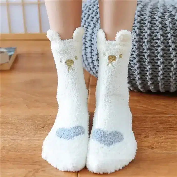 Chaussette douillette femme 5