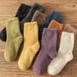 Chaussettes thermiques épaisses en fourrure de vison, laine, cachemire, chaussettes de neige, bottes en velours, chaussettes de serviette de sol, lieu sans couture, plus chaudes, hiver, nouveau 3