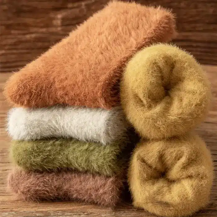 Chaussettes thermiques épaisses en fourrure de vison, laine, cachemire, chaussettes de neige, bottes en velours, chaussettes de serviette de sol, lieu sans couture, plus chaudes, hiver, nouveau 1