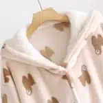 Chemise de nuit longue pilou femme 4