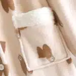 Chemise de nuit longue pilou femme 5