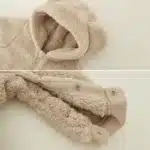 Barboteuse pour nouveau-né de 0 à 2 ans, combinaison en polaire chaude pour bébé garçon et fille, vêtement d'extérieur, printemps-automne 6