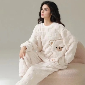 Ensemble pyjama pilou pilou femme