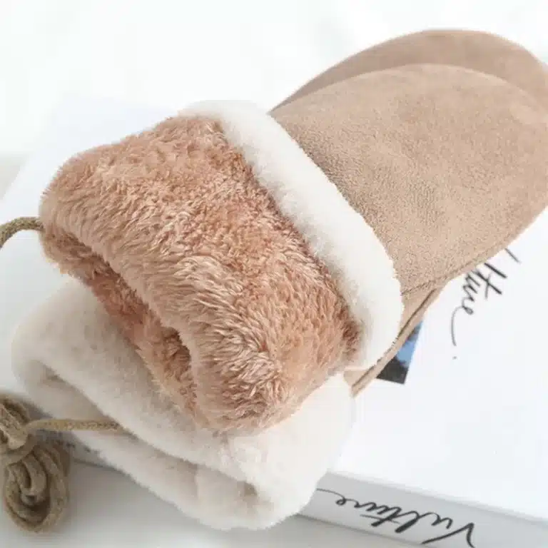 Moufles fourrées femme 6