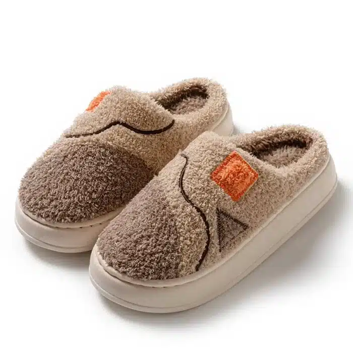 Chaussons d'intérieur coordonnants pour couple, toboggans chauds en peluche, chaussures mignonnes pour la maison, le sol, la chambre, l'hiver, les femmes et les hommes 11