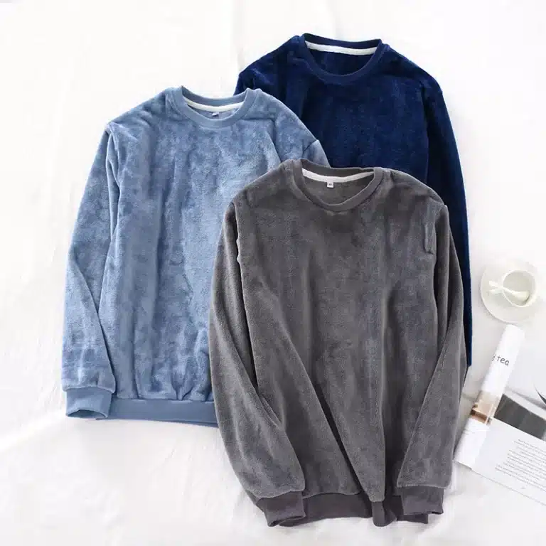 Haut de pyjama polaire homme 1