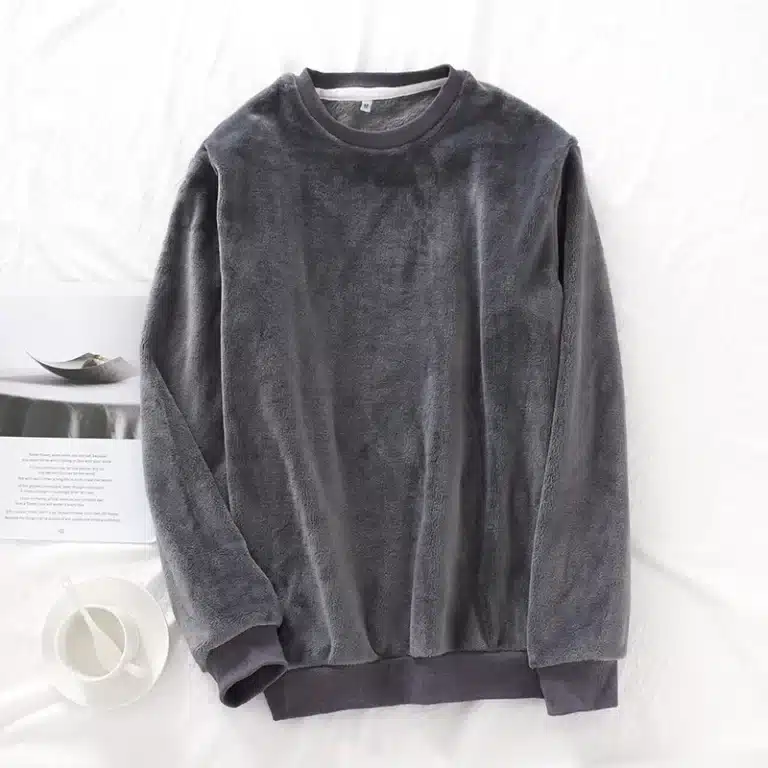 Haut de pyjama polaire homme 3