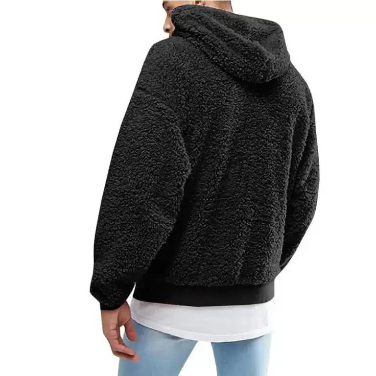 Sweat capuche homme pilou 3
