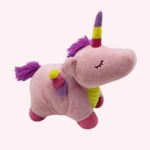 Bouillotte peluche licorne