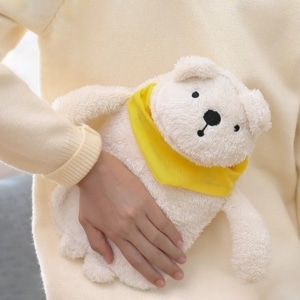 Bouillotte eau chaude peluche