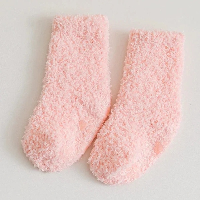 chaussettes-bebe-polaire-rose-0