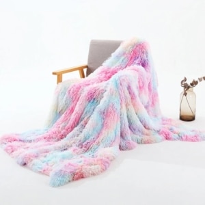 Plaid arc en ciel (pastel ou vif)