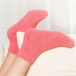 Chaussettes cocooning en moumoute