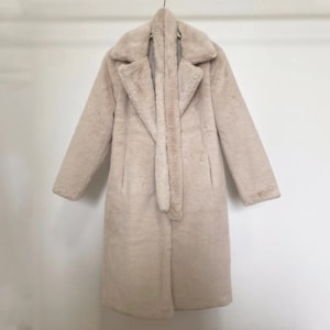 Manteau long pilou