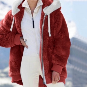 Veste polaire femme cocooning