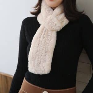 Echarpe fluffy femme