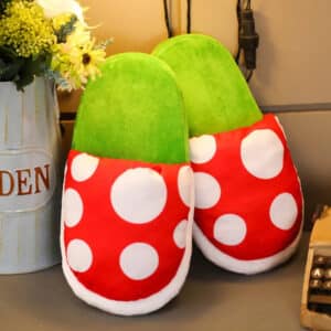 Pantoufle champignon mario