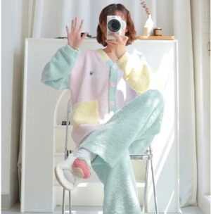 Ensemble pyjama chaud femme​