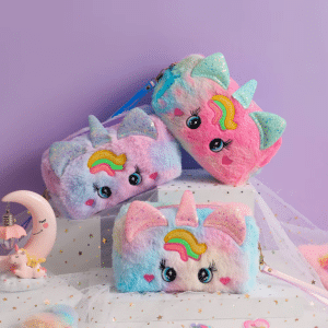 Trousse de maquillage licorne