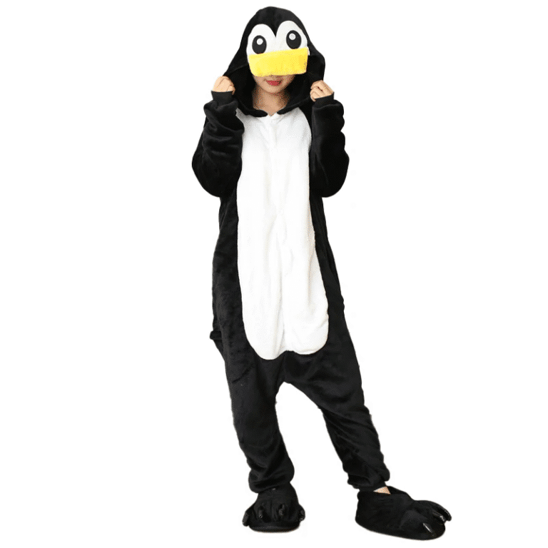 Pilou pilou pingouin noir femme – vue 4