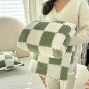 Plaid à carreaux tout doux