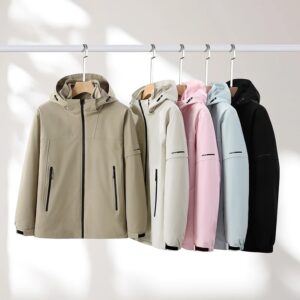 Veste coupe vent doublé polaire