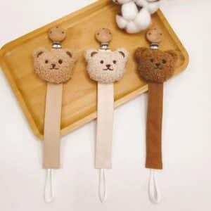 Attache tetine ourson moumoute