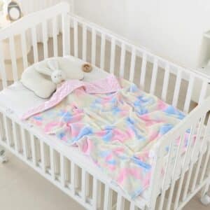 Couverture bebe arc en ciel​