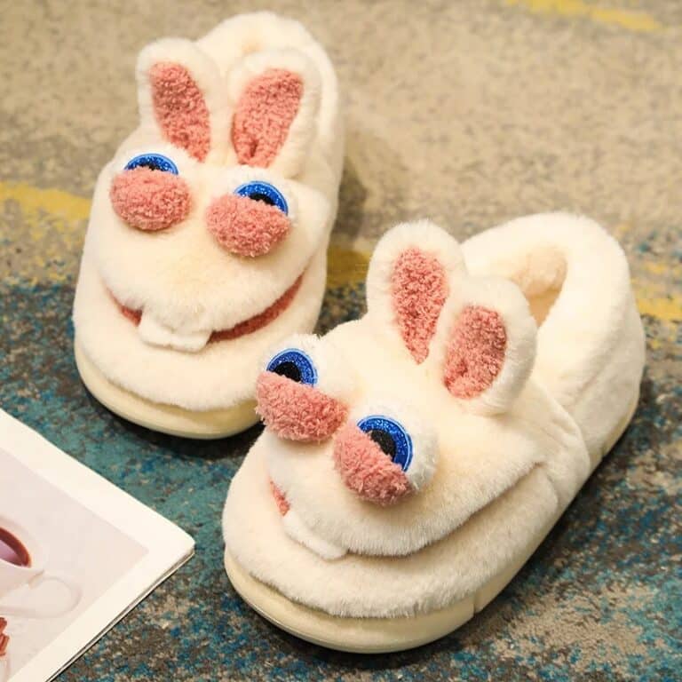 chausson-lapin-fou-blanc