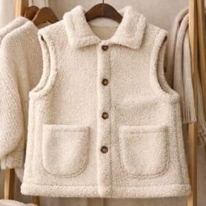 Gilet sans manche femme bouclette​