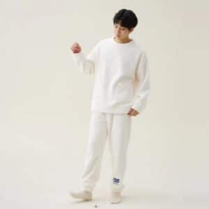 Ensemble pyjama homme pilou blanc