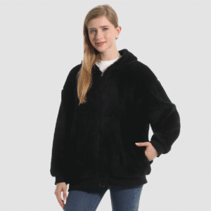 Veste pilou pilou femme noir​