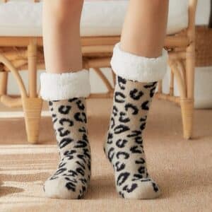 Chaussette léopard femme​ pilou