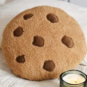 Coussin en forme de cookies