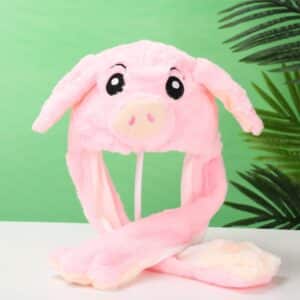 Bonnet cochon oreille qui bouge