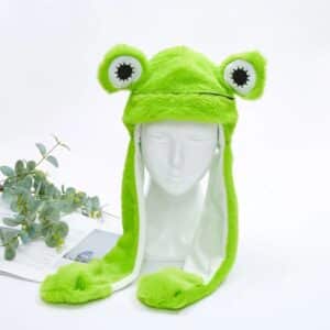 Bonnet grenouille oreille qui bouge