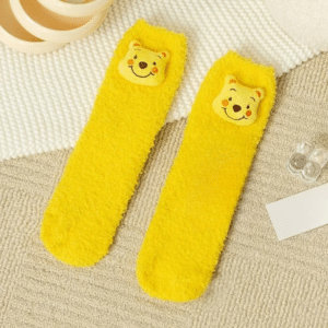 Chaussette Winnie l'ourson​ pilou