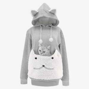 Sweat tout doux kangourou pour chat​