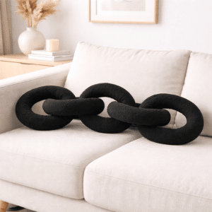 Coussin en forme de chaîne