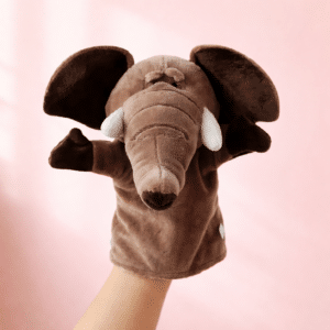Marionnette elephant​ peluche