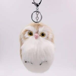 Porte clef hibou​ peluche