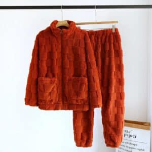 Ensemble pyjama femme pilou rouge