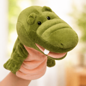 Marionnette crocodile​ peluche